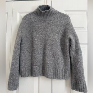 Warm turtleneck sweater
